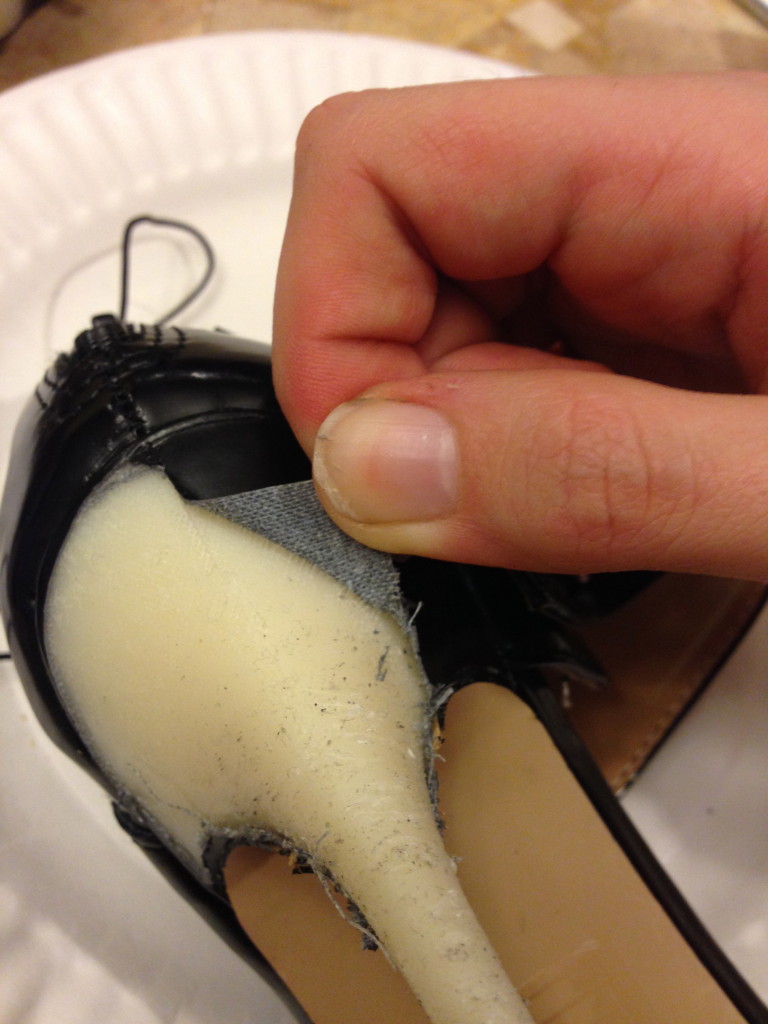 How I fixed my chewed up heels! Glitter shoe tutorial Modest Style