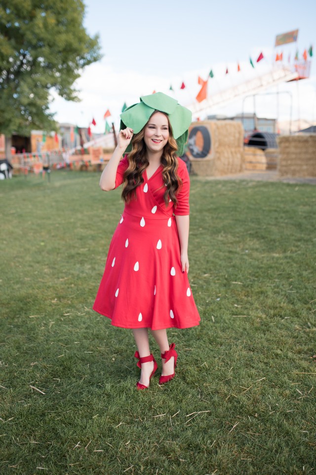 DIY Strawberry Costume with Shabby Apple | Modest Style